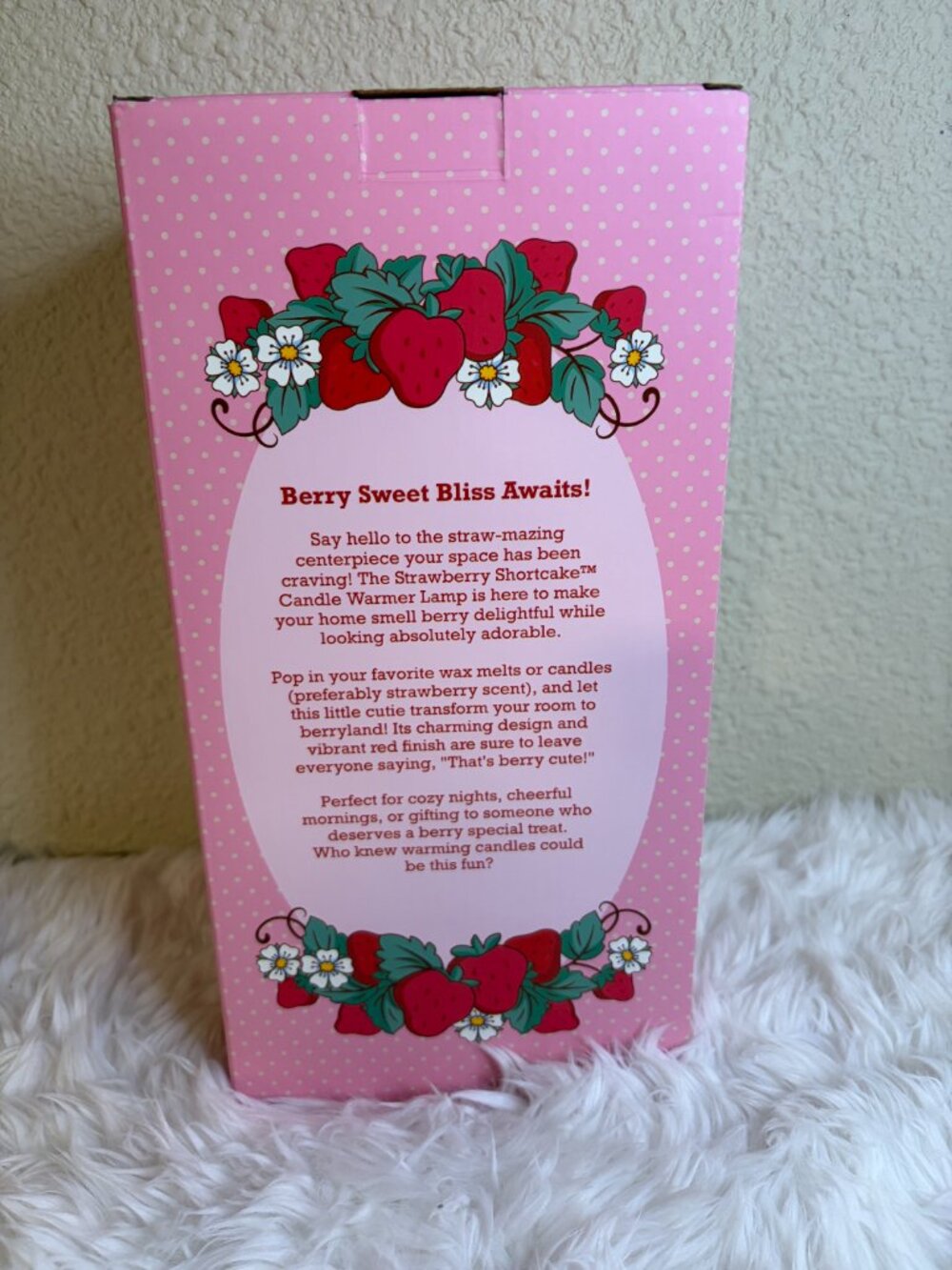 Vira, Strawberry Shortcake Strawberry Candle Warmer Lamp Timer NIB - Picture 6 of 8